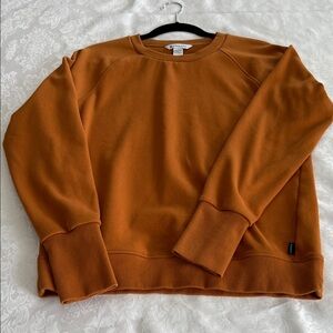 Athleta Rust Crewneck Top